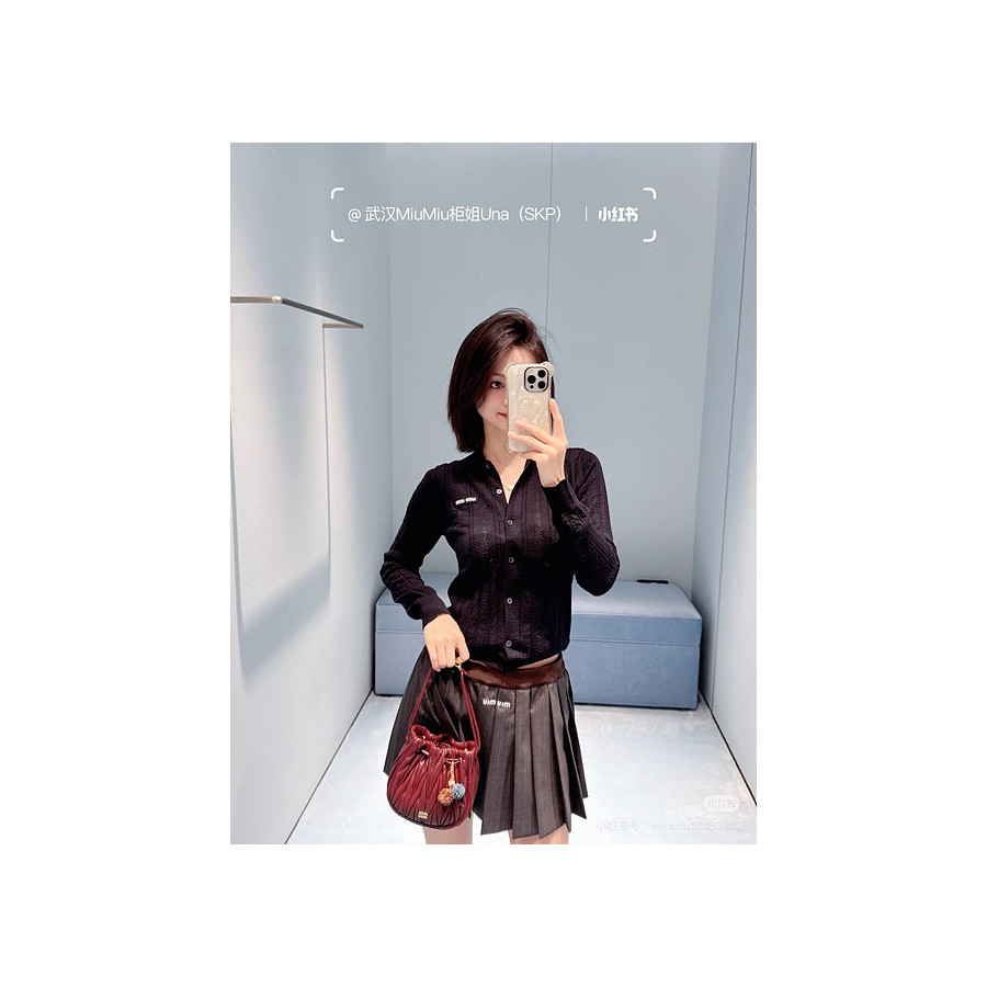 미우미우 케이블 가디건