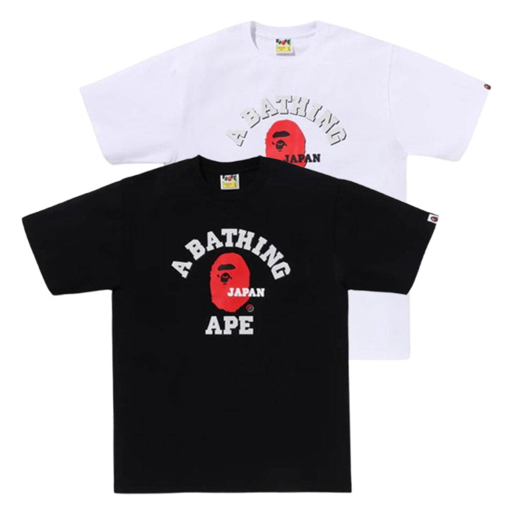 베이프 재팬 컬리지 반팔 티셔츠 2컬러 1L22110020