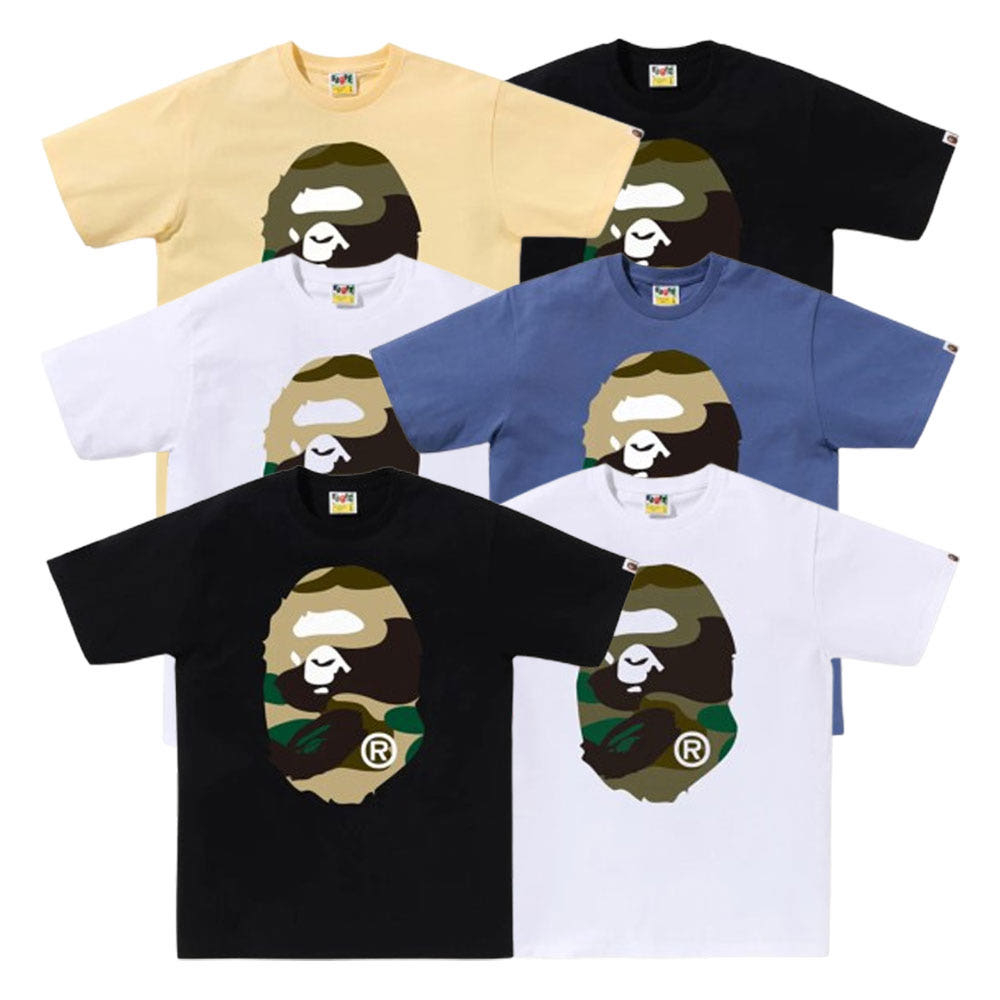 베이프 자이언트 1ST 카모 빅에이프 헤드 반팔티 6컬러 1L30110015