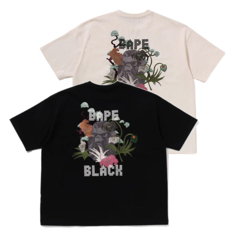 베이프 블랙 EMB 리조트 반팔티 2컬러 1L30109327