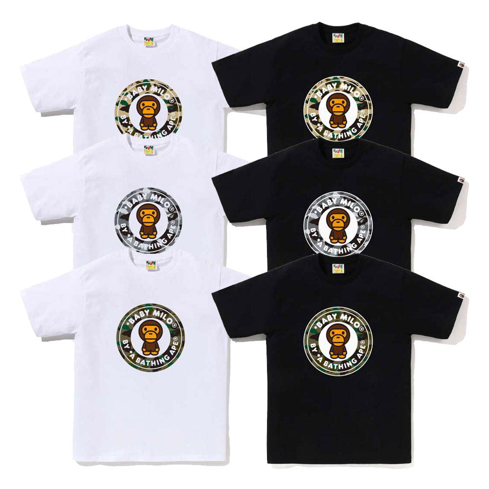 베이프 1ST 카모 마일로 비지 워크 반팔티 6컬러 2L30110004