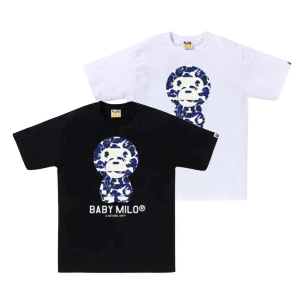 베이프 온라인 한정 베이프 닷컴 베이비 마일로 베이펙스 반팔티 2컬러 2L25110002