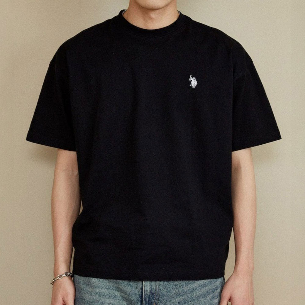 퍼블럭스 U.S. POLO ASSN. 유에스폴로에센 별주 원포인트 자수 크루넥 반팔 티셔츠 7컬러 3127291600013