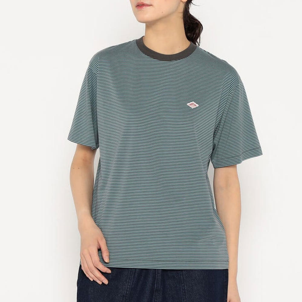 단톤 여성 숏 슬리브 이너 티셔츠 스트라이프 6컬러 DT-C0195 CVT-ST DNB251L103-0002