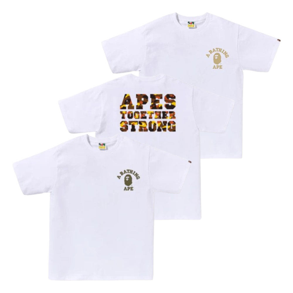 베이프 1ST 카모 칼리지 ATS 티셔츠 3컬러 1L80110014