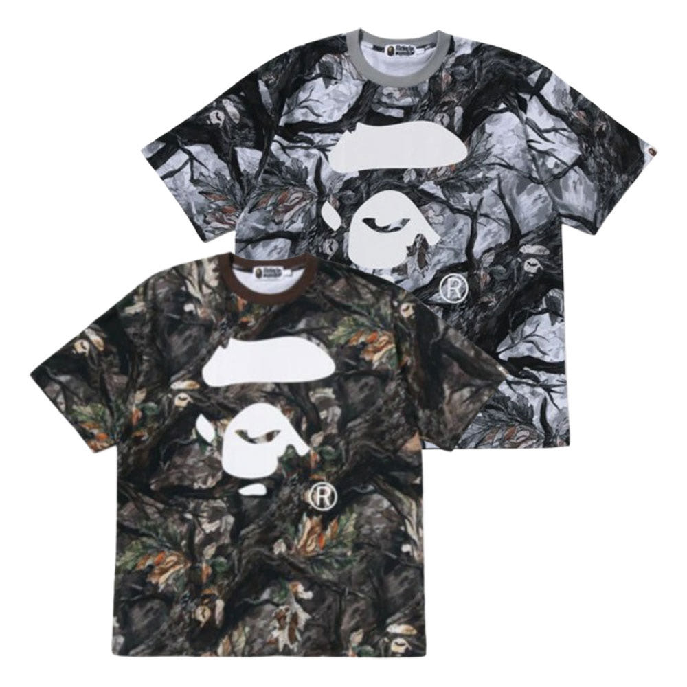 베이프 트리 엣지 카모 에이프 페이스 릴렉스핏 티셔츠 2컬러 1L80109012