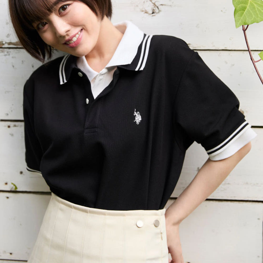 U.S. POLO ASSN. 유에스폴로에센 더블 호스맨 자수 카노코 폴로 셔츠 8컬러 PLM52119