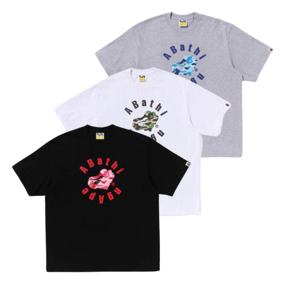 베이프 ABC 카모 하트 에이프 릴렉스핏 티셔츠 3컬러 1L30110328