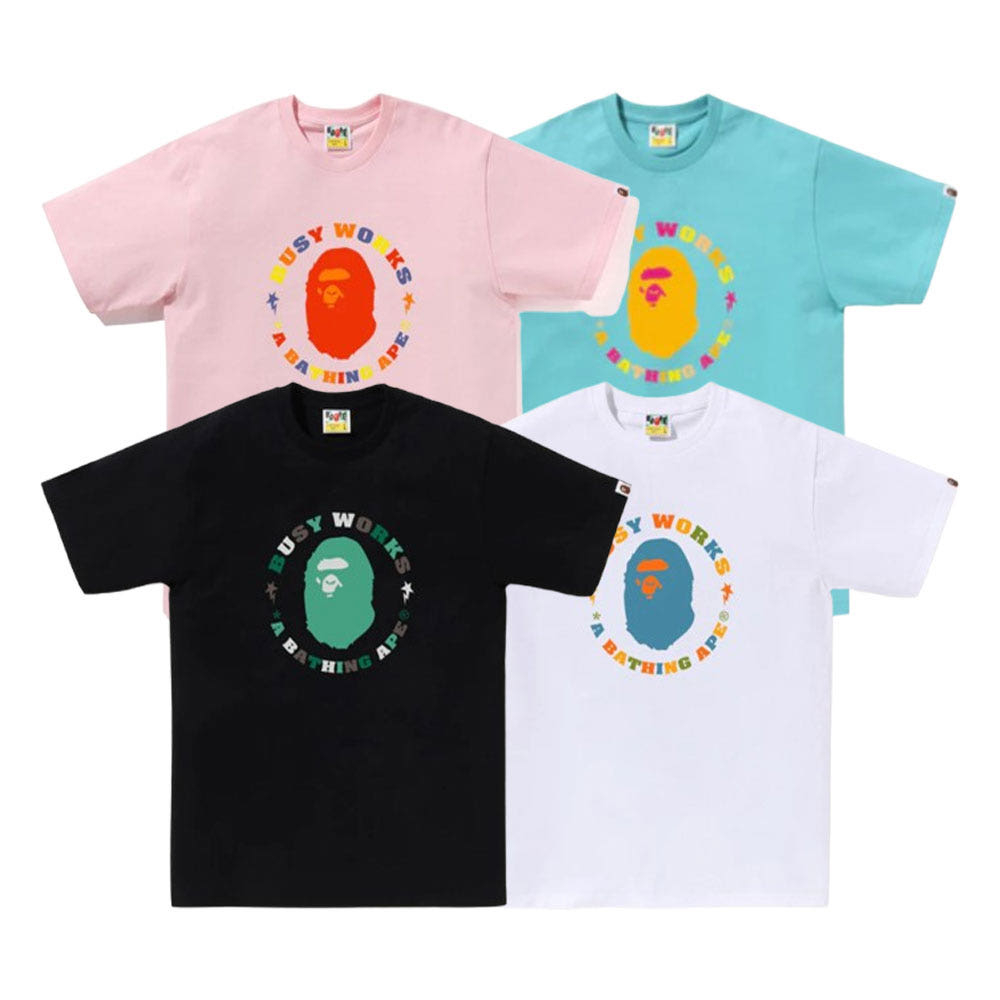 베이프 컬러스 비지 워크 STA 티셔츠 4컬러 1L30110020