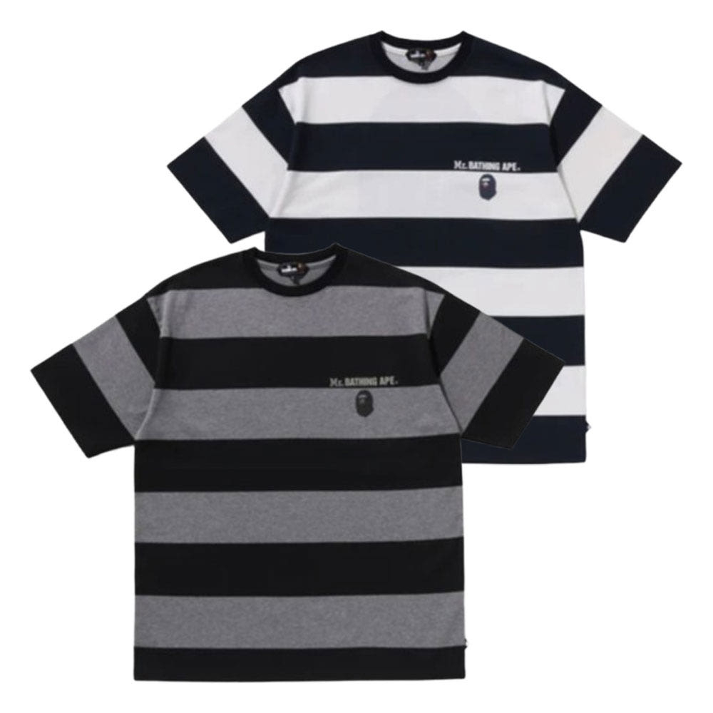 베이프 스트라이프 프린트 티셔츠4 2컬러 7L30109305