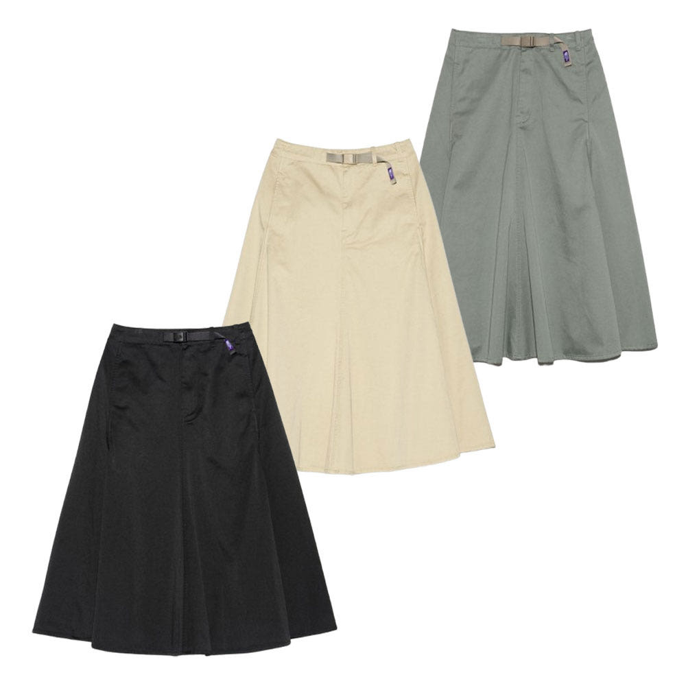 노스페이스 퍼플라벨 치노 플레어 필드 스커트 3컬러 N24FE078