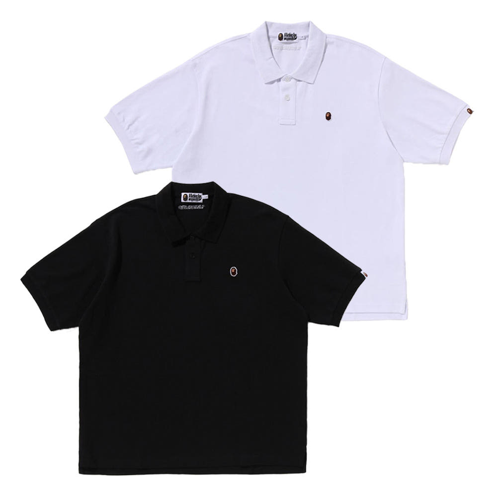 베이프 원포인트 릴렉스핏 폴로 셔츠 2컬러 1L80-112-301