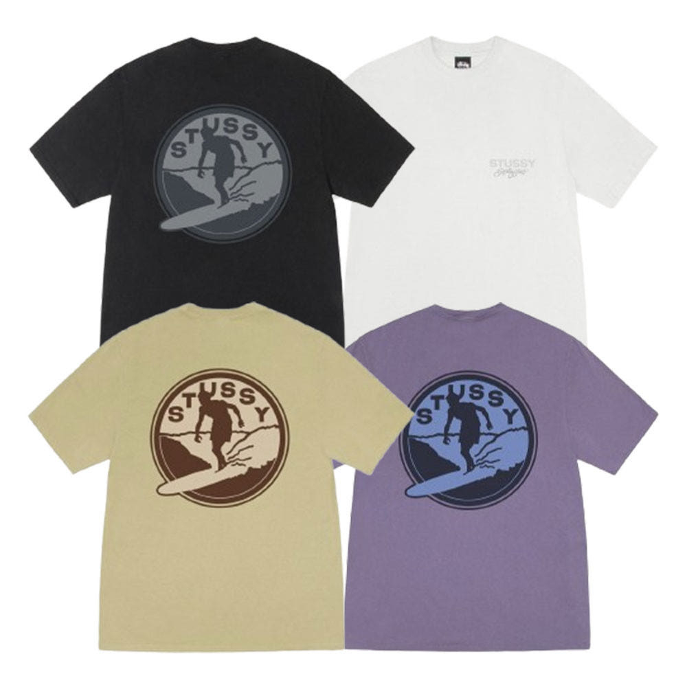 스투시 서프 클럽 피그먼트 다이드 티셔츠 4컬러 1905110