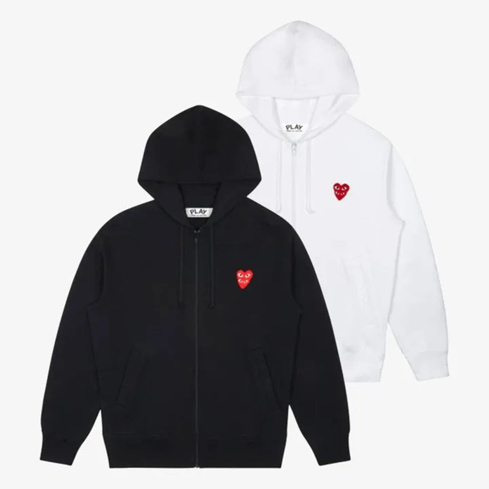 꼼데가르송 PLAY CDG 후드집업 2컬러 남녀공용 AX-T294-051