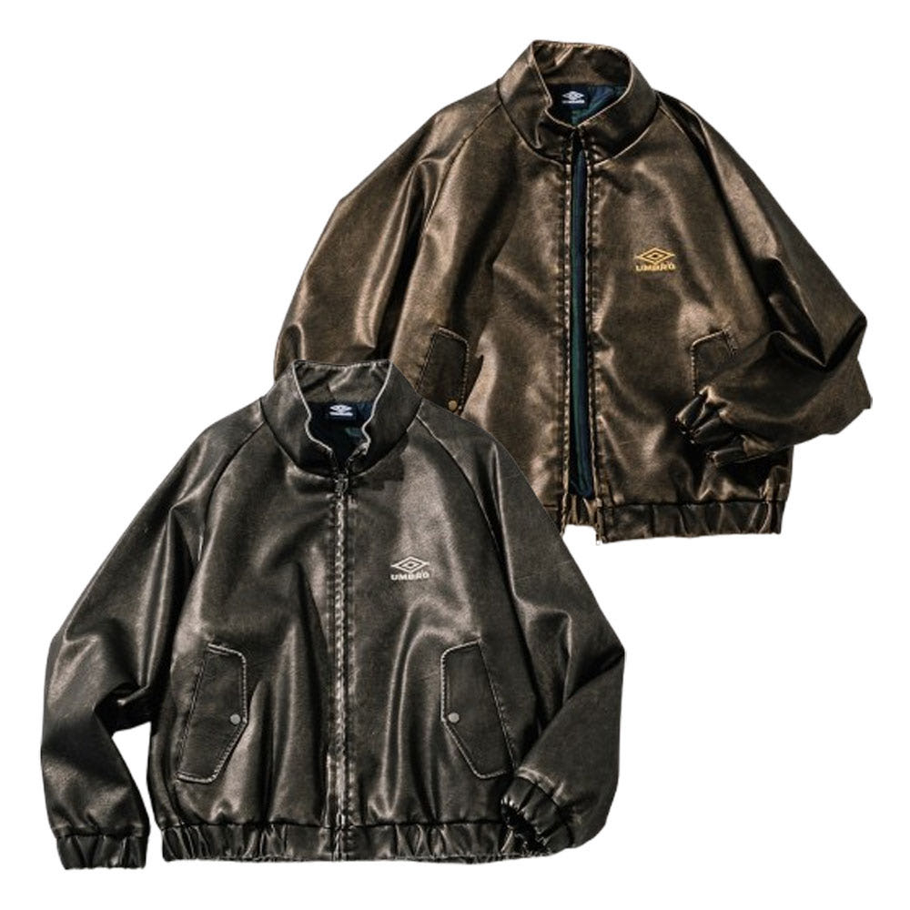 프릭스스토어 별주 엄브로 Tempalay 레더렛 스탠드업 자켓 2컬러 1059394400024