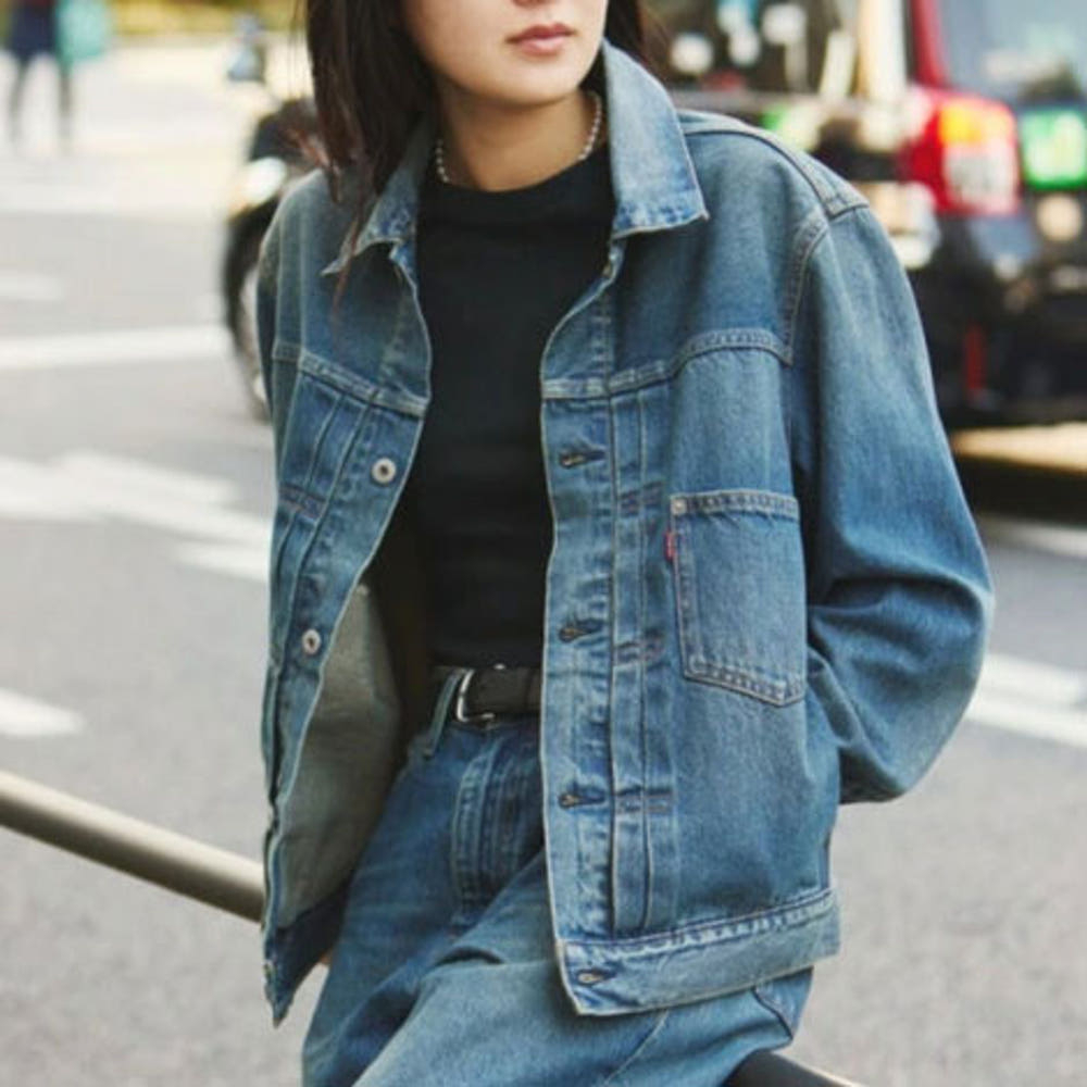 리바이스 일본 리미티드 타입 I 트러커 데님 자켓 네이비 003ZU0000-003-u NW2341