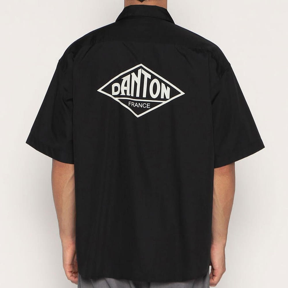 단톤 백 로고 반소매 워크 셔츠 4컬러 DT-B0226 TCR DNB251M104-0022