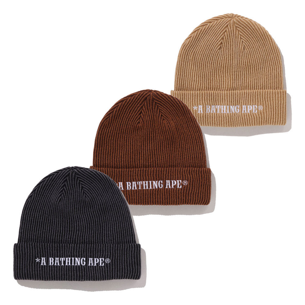 베이프 니트 캡 비니 3컬러 1L80181005