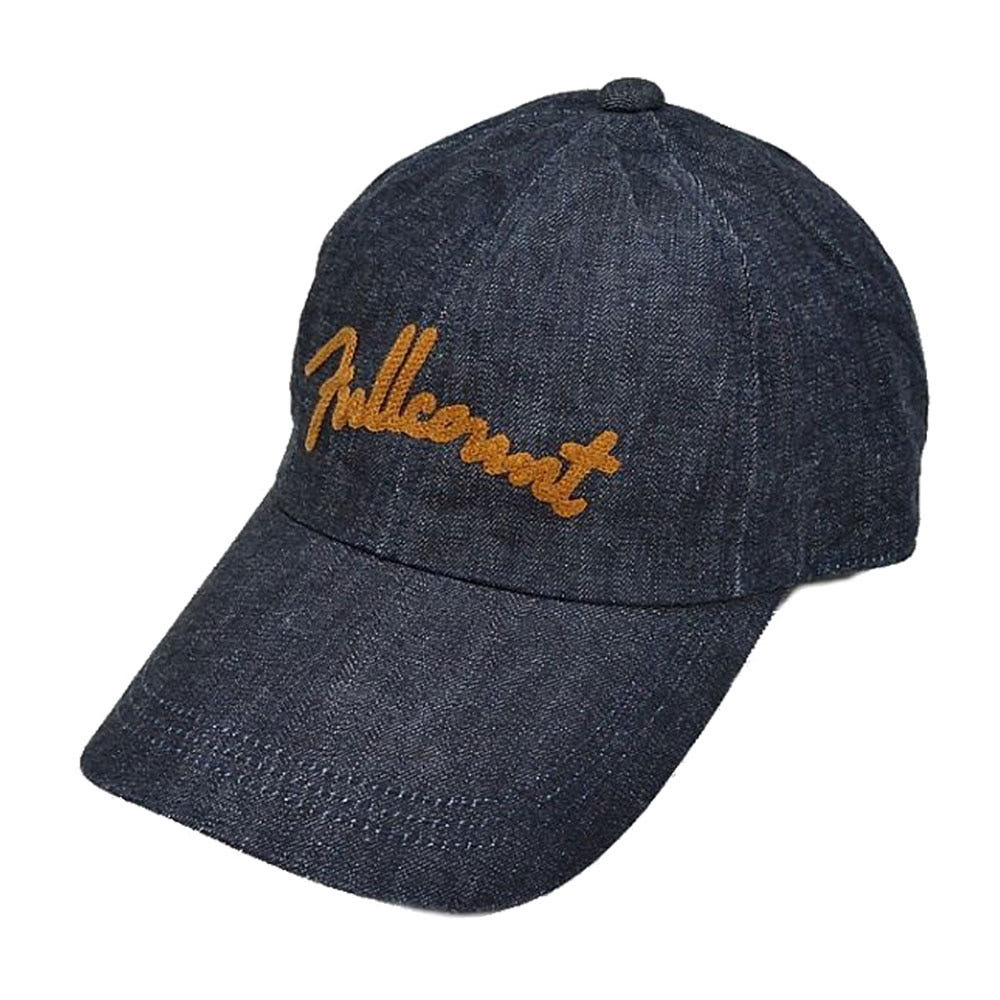풀카운트 빈티지 체인 자수 데님 모자 아메카지 볼캡 인디고 FCA-6007