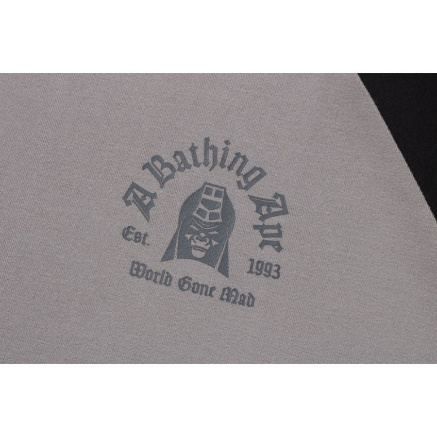 베이프 래글런 슬리브 롱슬리브 티셔츠 블랙 1L30111003