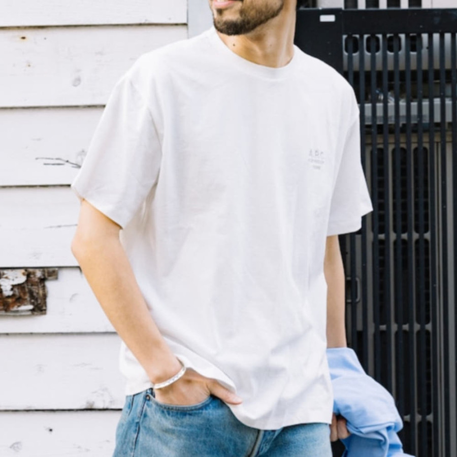 퍼블럭스 A.P.C. 별주 릴렉스 핏 반팔티 RAYMOND FSM 2컬러 1026046300014