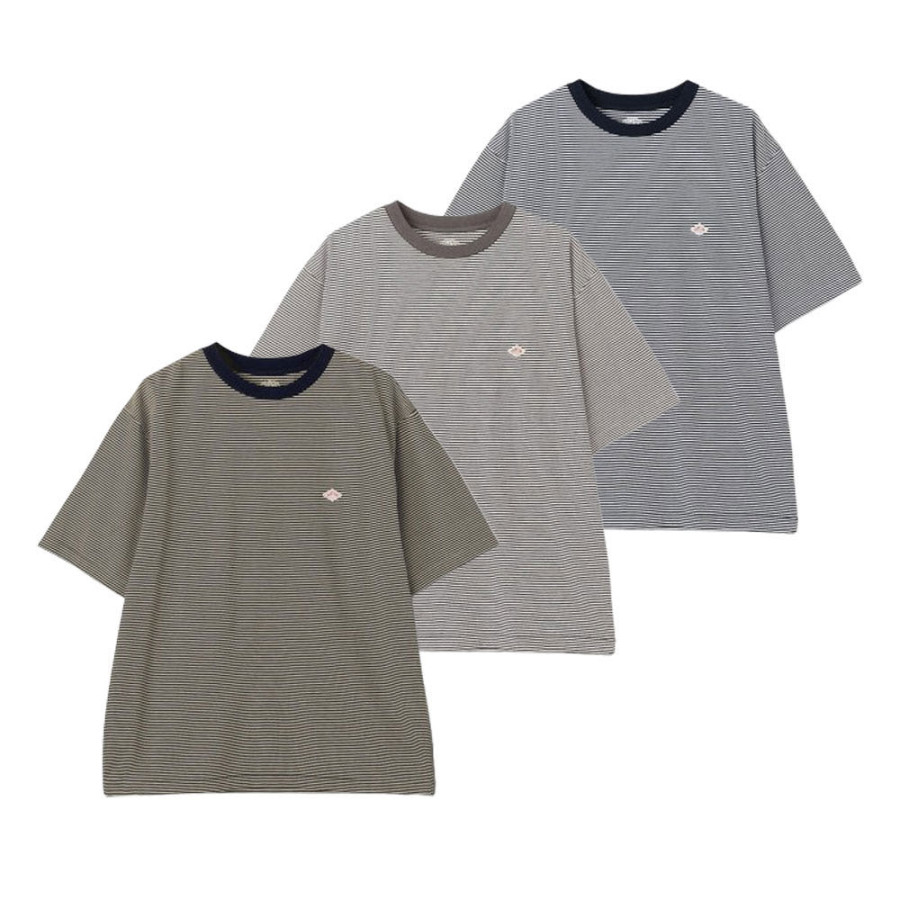 단톤 반팔 이너 티셔츠 스트라이프 6컬러 DT-C0196 CVT-ST DNB251M103-0002