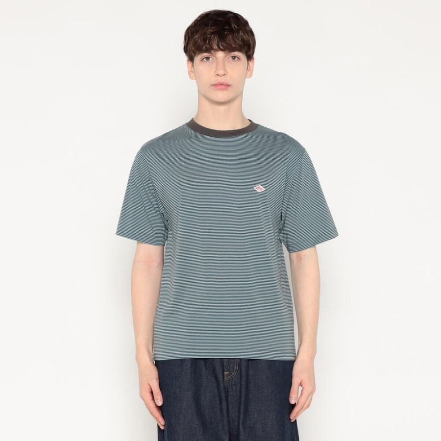 단톤 반팔 이너 티셔츠 스트라이프 6컬러 DT-C0196 CVT-ST DNB251M103-0002