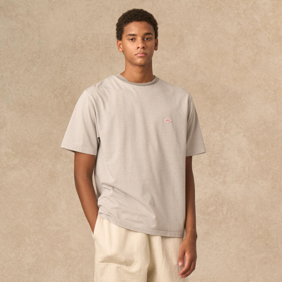 단톤 반팔 이너 티셔츠 스트라이프 6컬러 DT-C0196 CVT-ST DNB251M103-0002