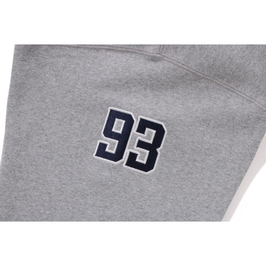 베이프 베이스볼 로고 릴렉스핏 풀오버 후디 2컬러 1L30114004