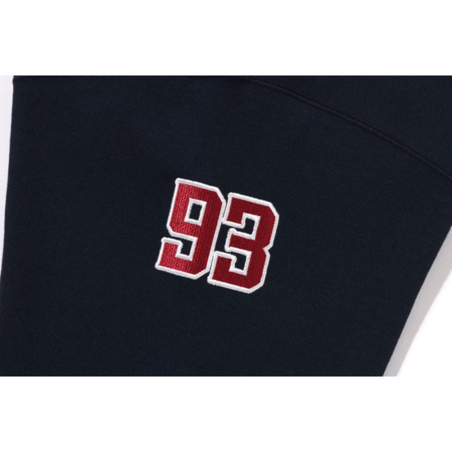 베이프 베이스볼 로고 릴렉스핏 풀오버 후디 2컬러 1L30114004