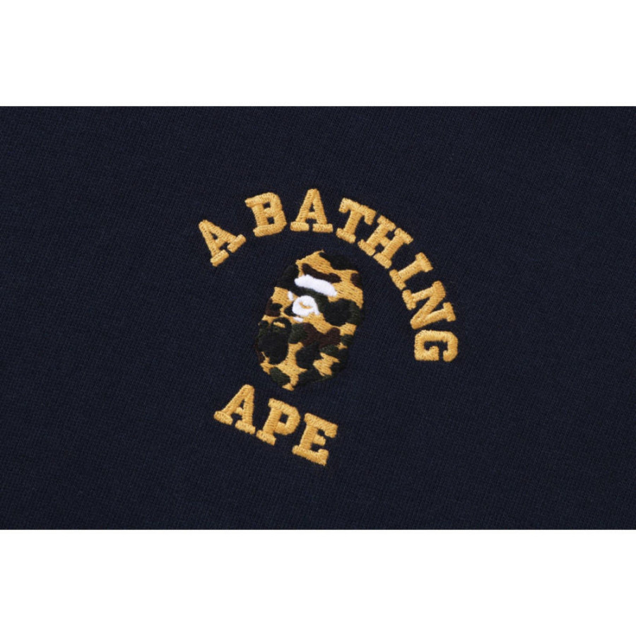 베이프 1ST 카모 컬리지 로고 릴렉스핏 풀오버 후디 3컬러 1L30114306