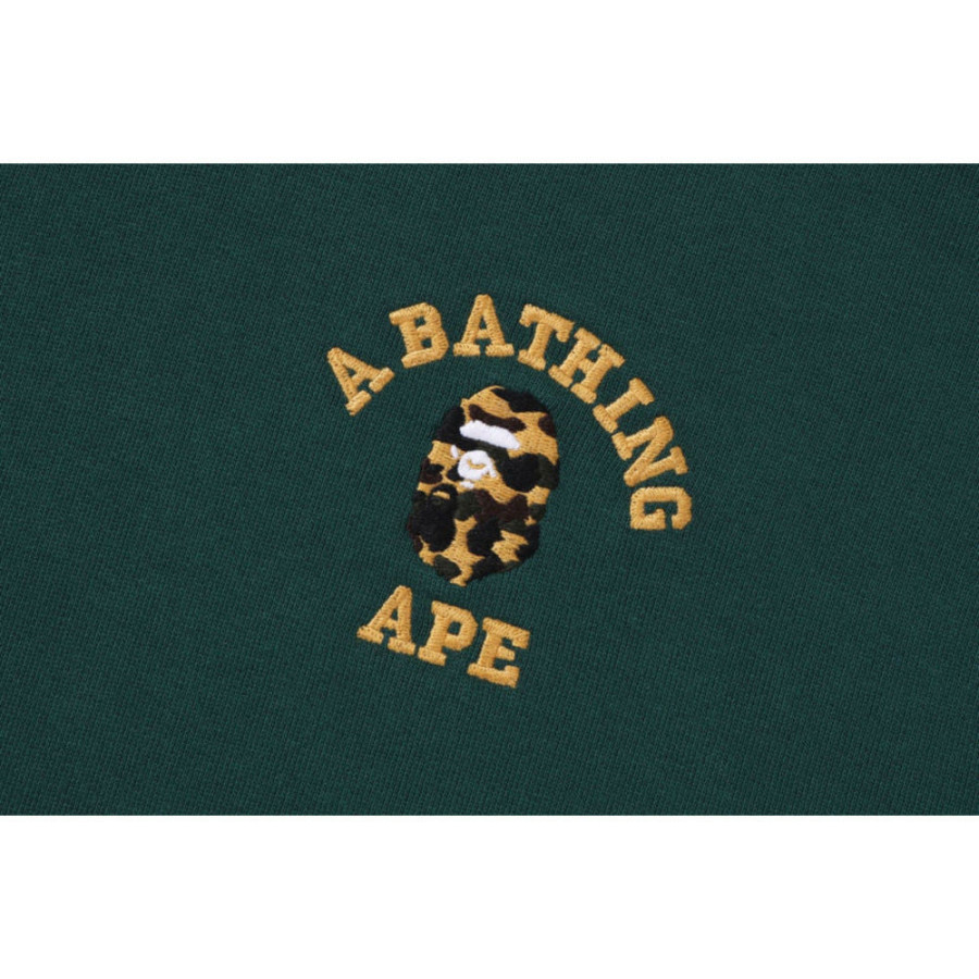 베이프 1ST 카모 컬리지 로고 릴렉스핏 풀오버 후디 3컬러 1L30114306