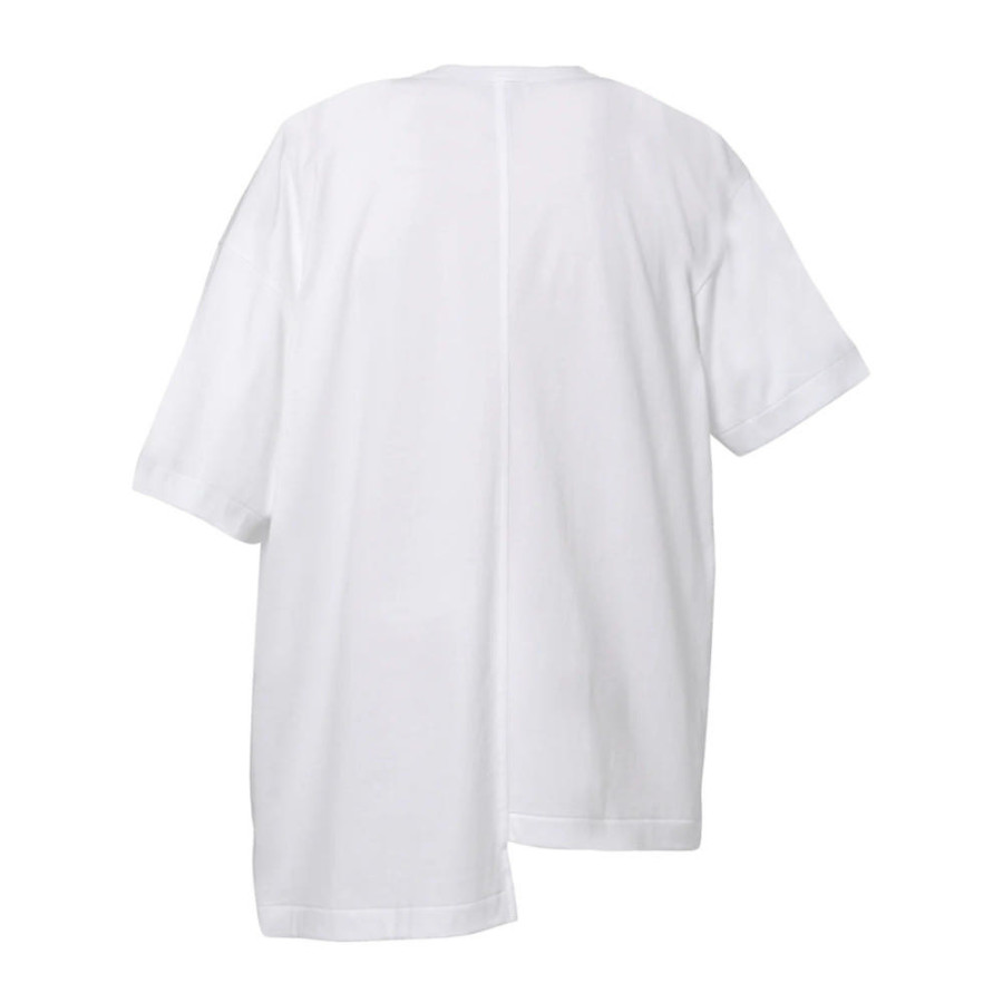 CDG 꼼데가르송 ASYMMETRIC 비대칭 스프릿 티셔츠 블랙 화이트 SZ-T076