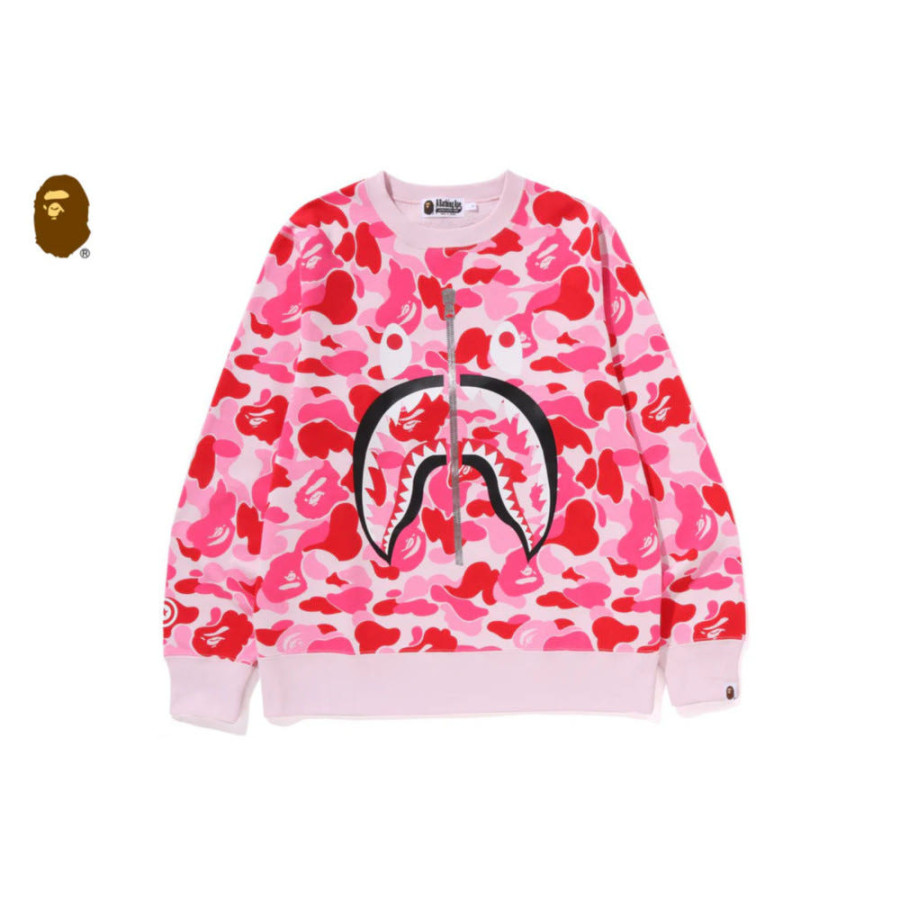 베이프 ABC 카모 샤크 크루넥 스웻셔츠 3컬러 1L30113007