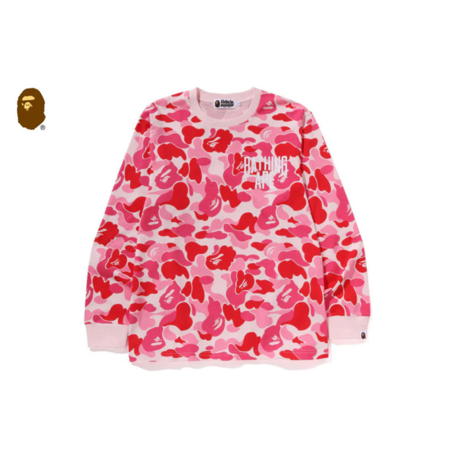 베이프 ABC 카모 NYC 원포인트 롱 슬리브 티셔츠 3컬러 1L30111007