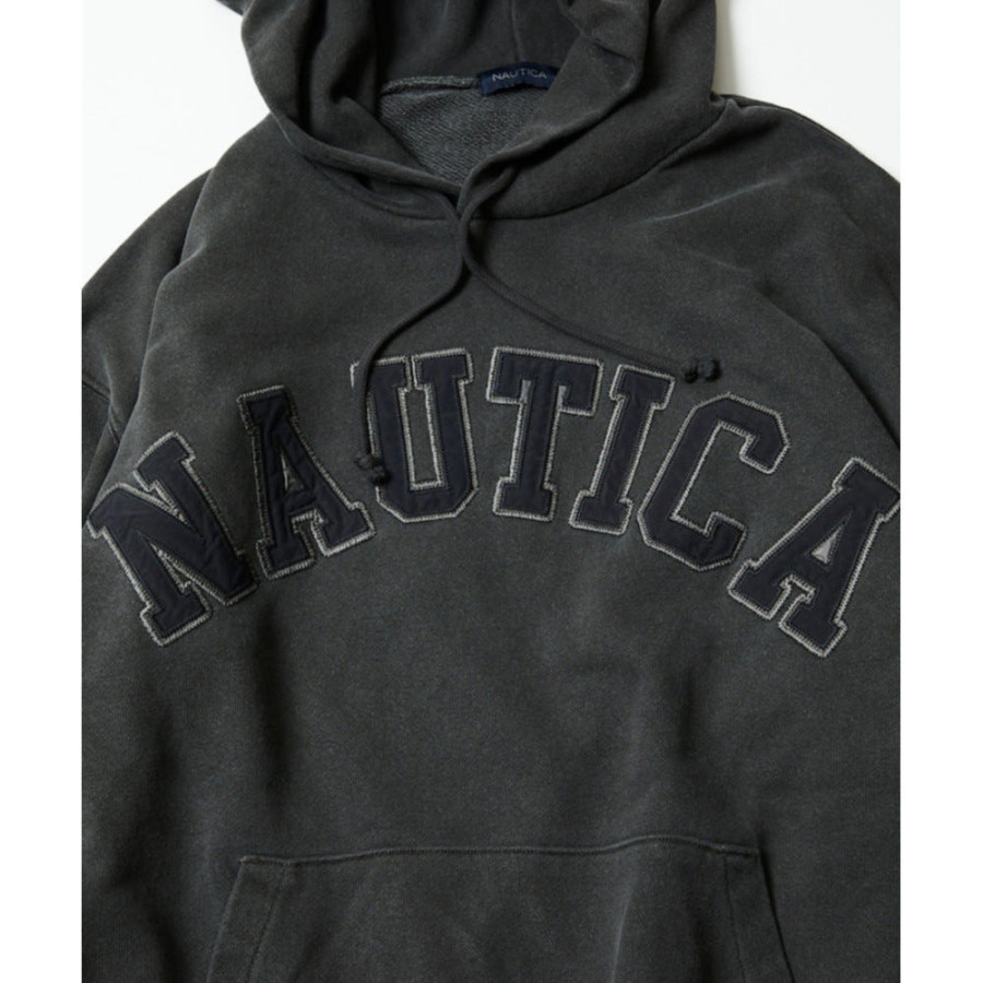 노티카 가먼트 피그먼트 다이 아치 로고 스웻 후디 4컬러 1023207500592