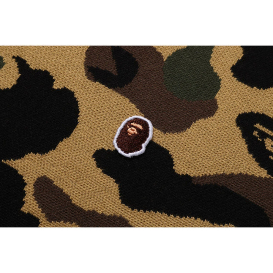 베이프 1ST 카모 자카드 원 포인트 릴렉스핏 풀오버 후드 2컬러 1L30114302