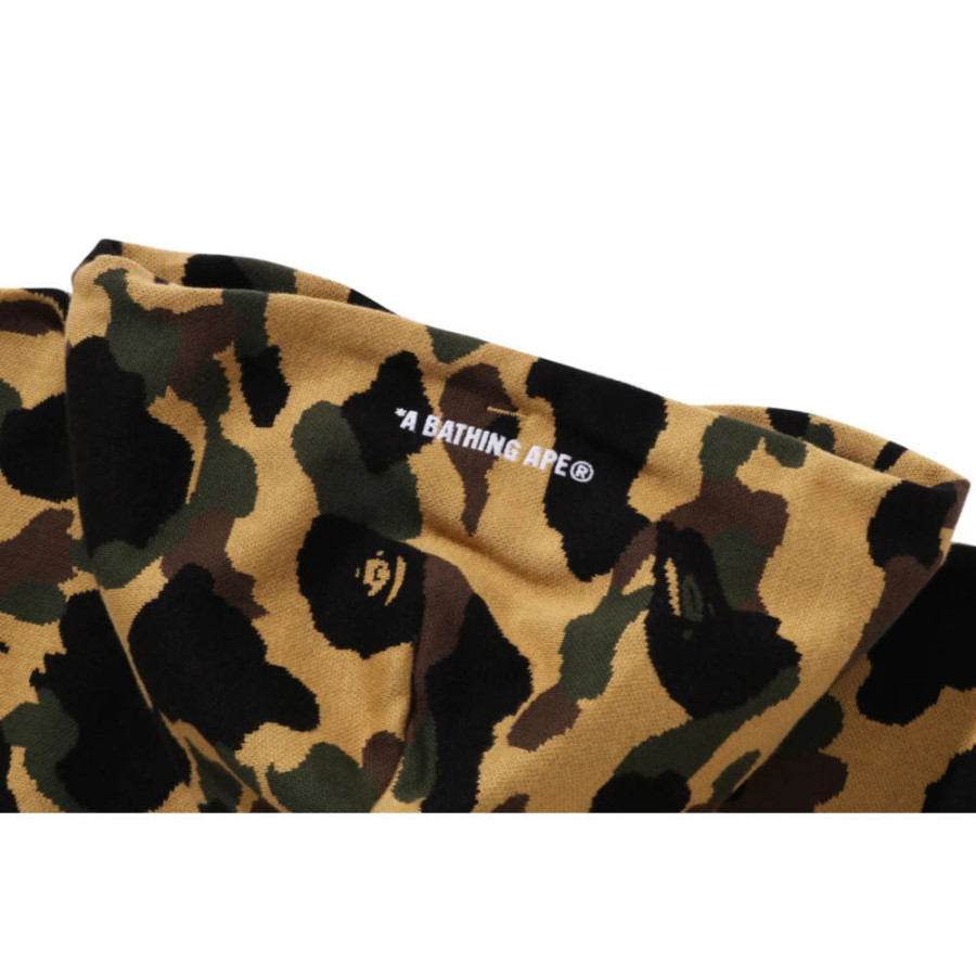 베이프 1ST 카모 자카드 원 포인트 릴렉스핏 풀오버 후드 2컬러 1L30114302