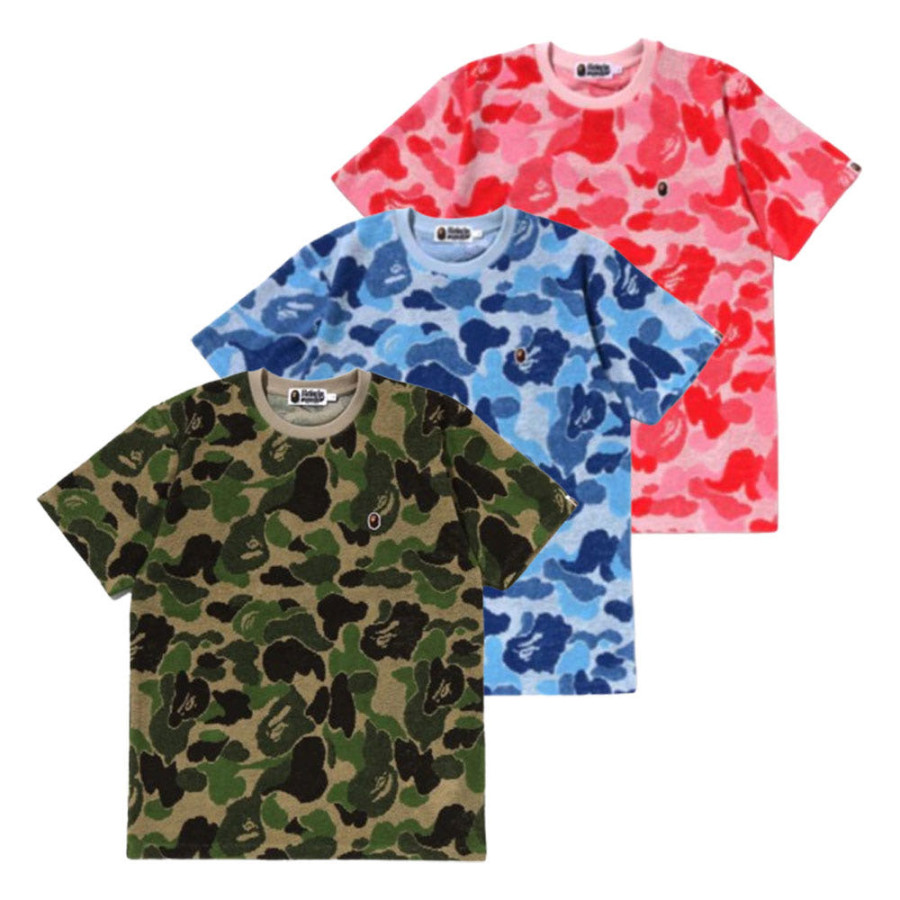 베이프 ABC 카모 파일 자카트 원 포인트 티셔츠 3컬러 1L30109005
