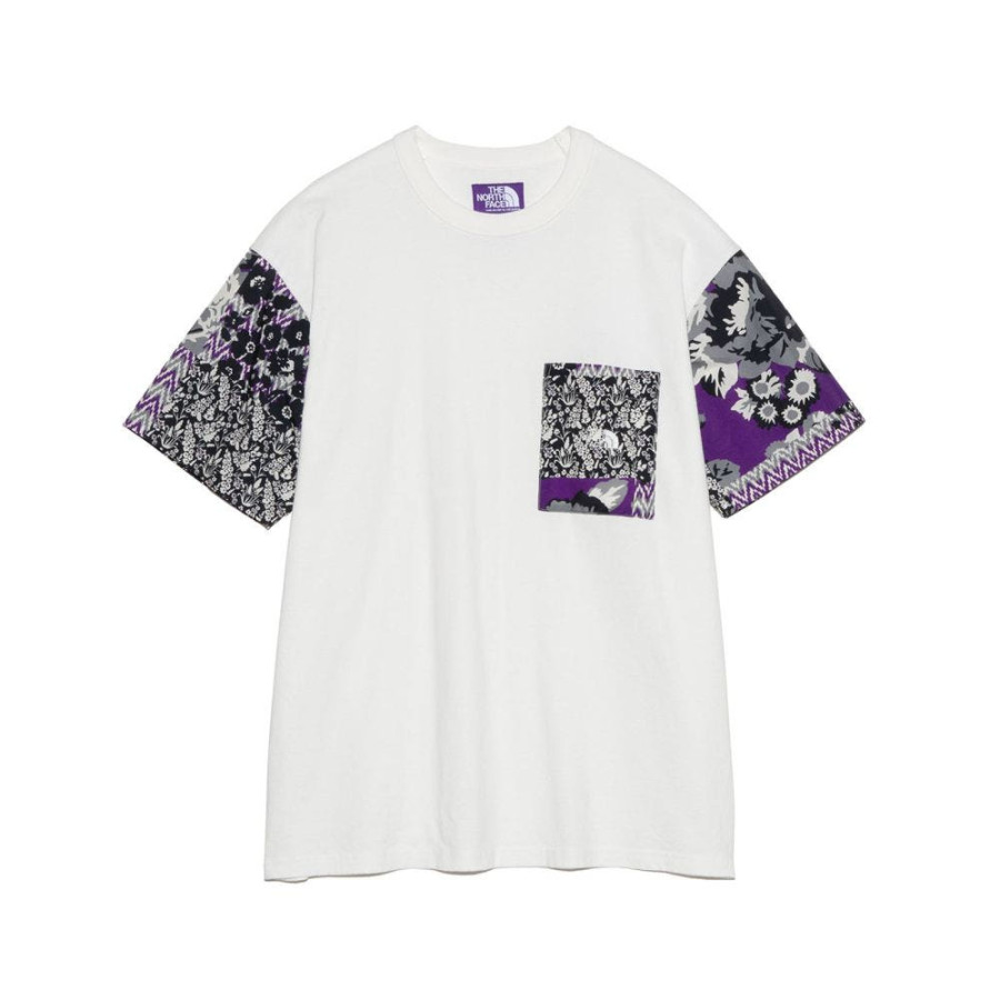 노스페이스 퍼플라벨 플라워 프린티드 필드 티셔츠 2컬러 N25SH071