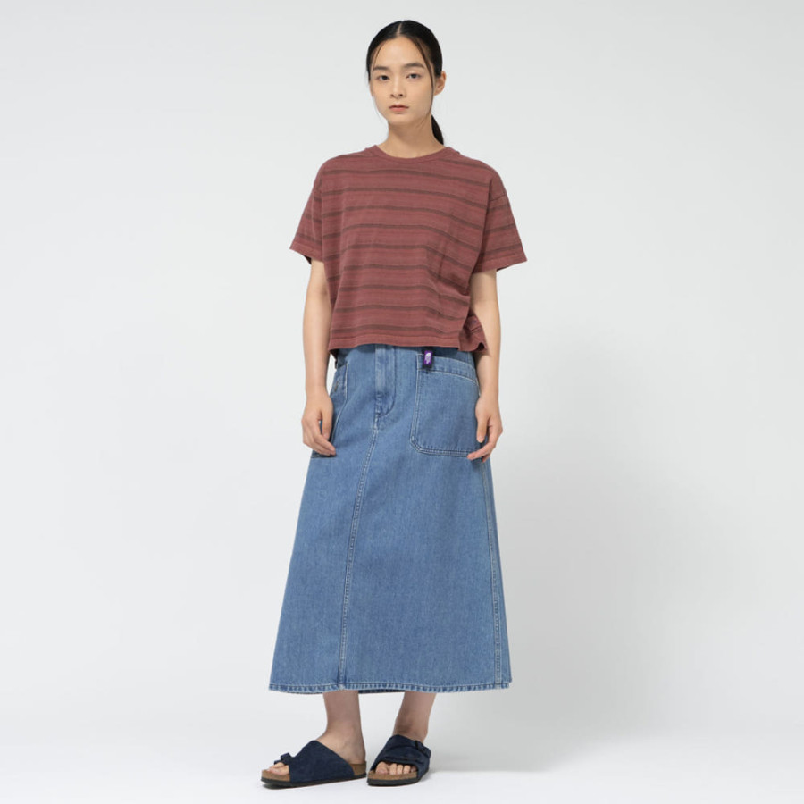 노스페이스 퍼플라벨 자카드 필드 티셔츠 2컬러 N25SH057