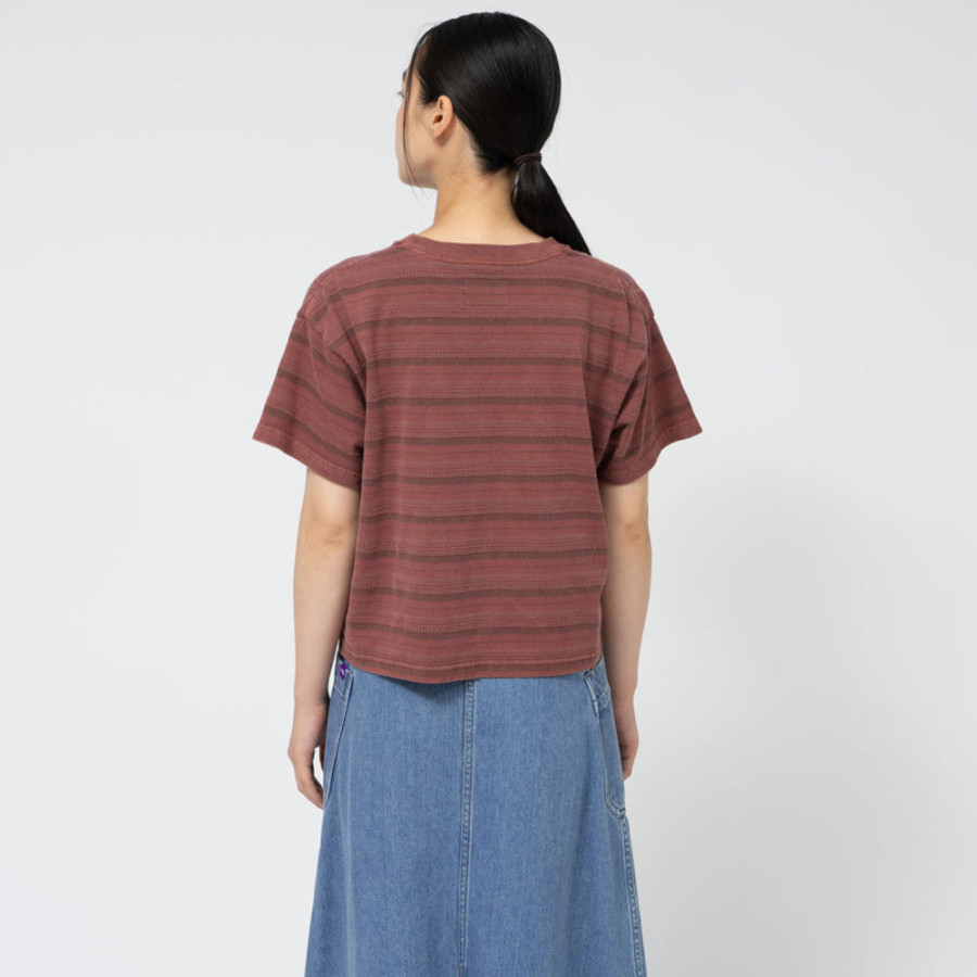 노스페이스 퍼플라벨 자카드 필드 티셔츠 2컬러 N25SH057