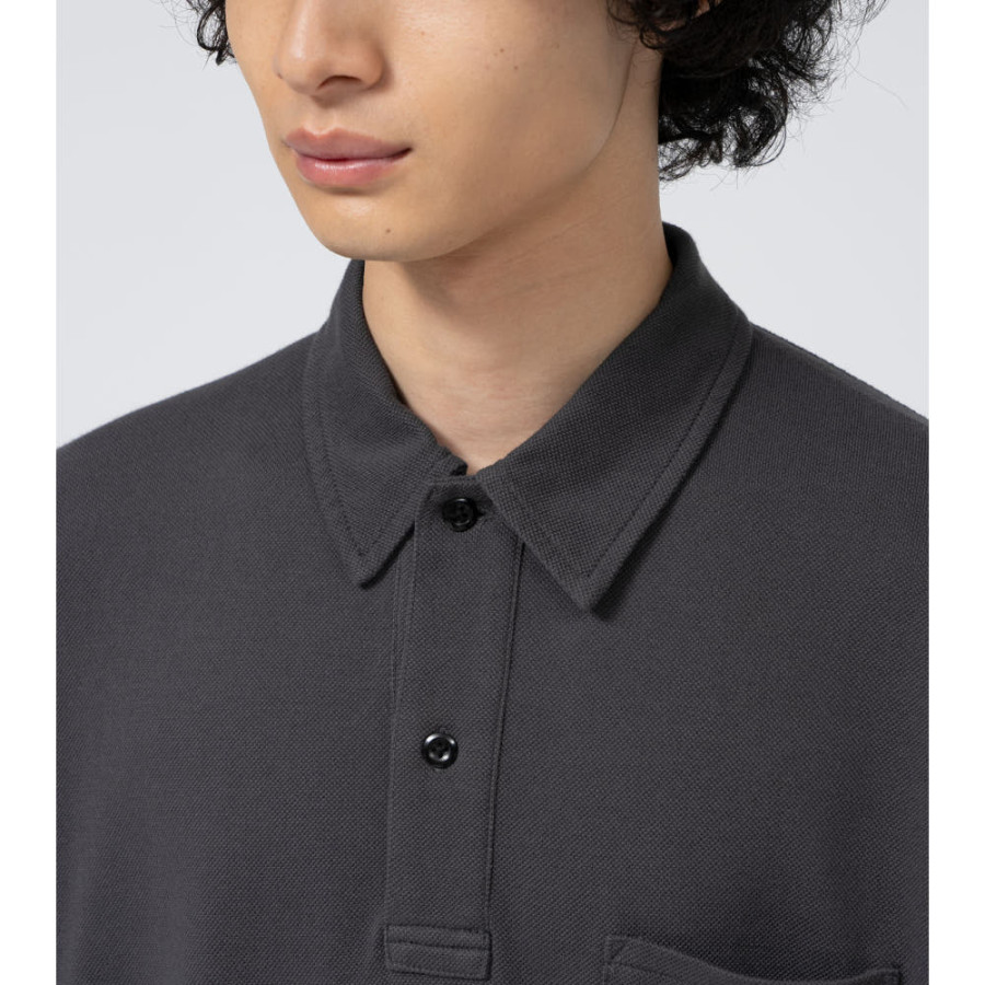 노스페이스 퍼플라벨 모스 스티치 필드 빅 폴로 티셔츠 3컬러 N25SH091