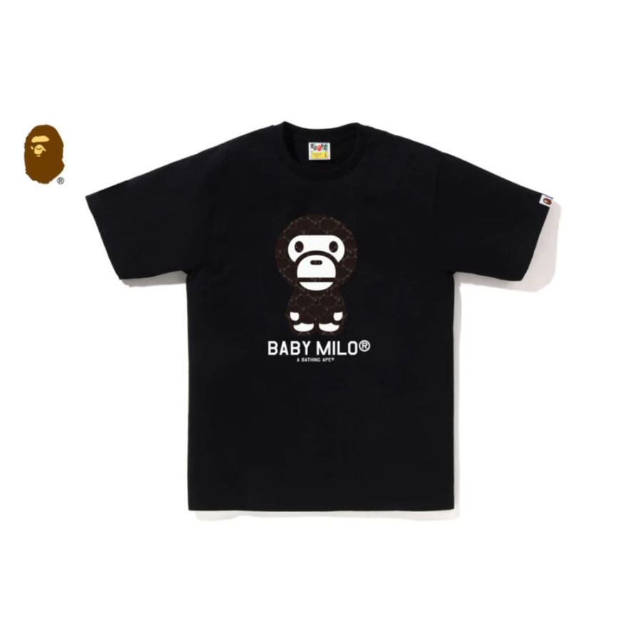 베이프 컬리지 모노그램 베이비 마일로 티셔츠 6컬러 2L30110008