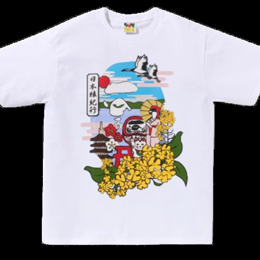 베이프 일본 컬쳐 스프링 에이프헤드 티셔츠 2컬러 1L22110040