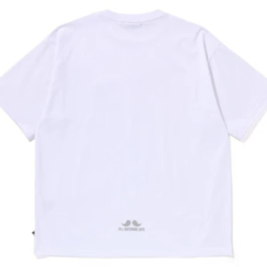 베이프 원포인트 베이직 티셔츠 2컬러 7L30110302