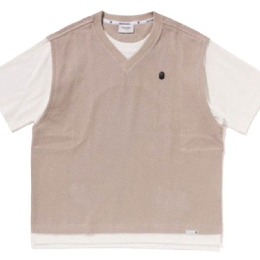 베이프 블랙 하이브리드 티셔츠 2컬러 1L30109319