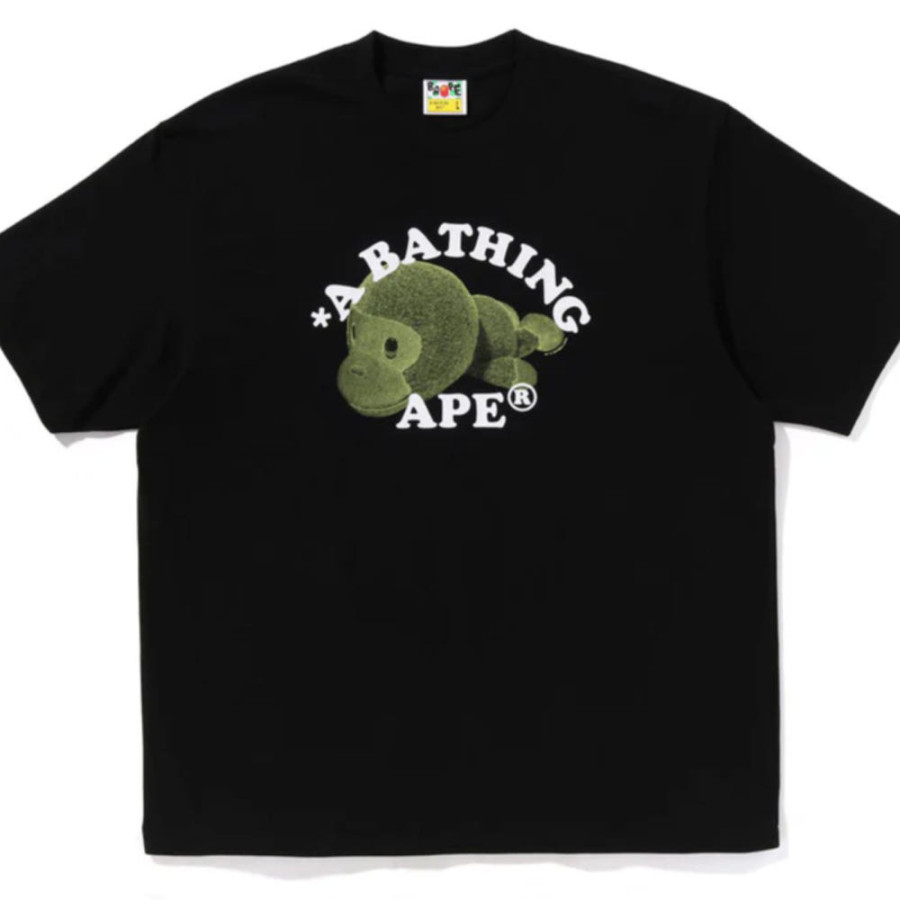 베이프 마일로 컬리지 릴렉스 핏 티셔츠 3컬러 2L30110302