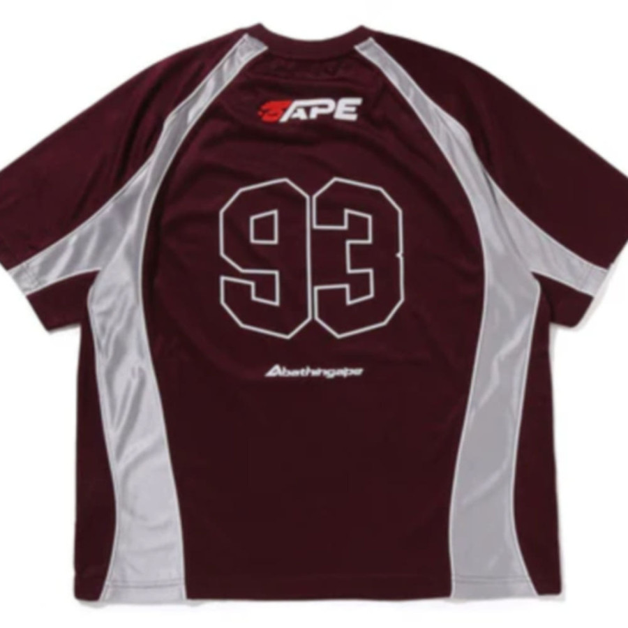 베이프 솔리드 카모 자카드 멀티로고 릴렉스 핏 축구 유니폼 3컬러 1L30109312