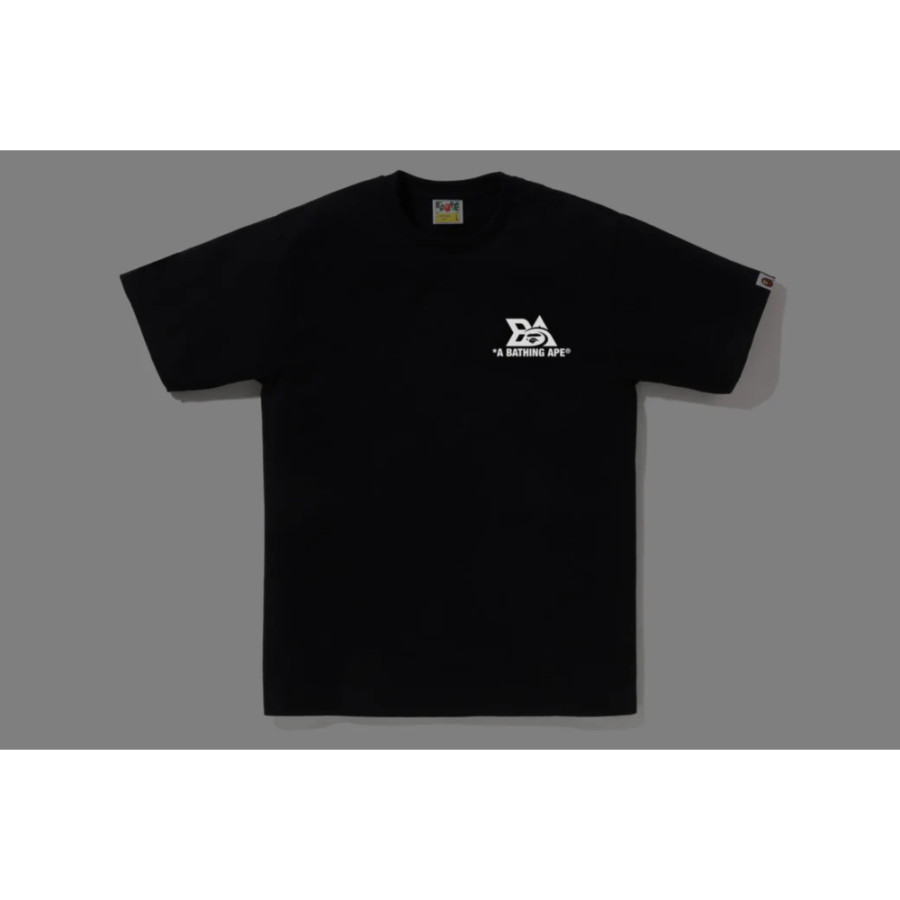 베이프 리플렉터 테크 로고 반팔티 블랙 1L30110051